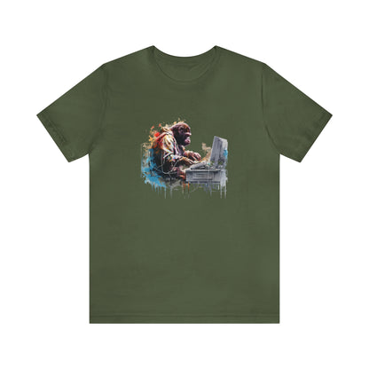 Ape Fixing Computer Unisex Tee