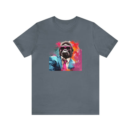 Miami Vice Gorilla - Unisex Jersey Short Sleeve Tee