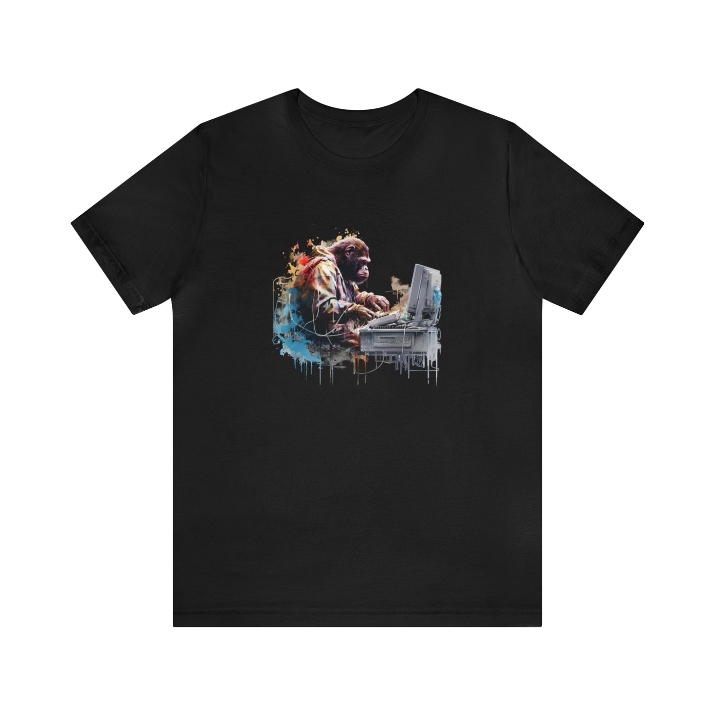 Ape Fixing Computer Unisex Tee