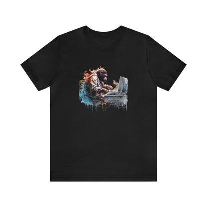 Ape Fixing Computer Unisex Tee