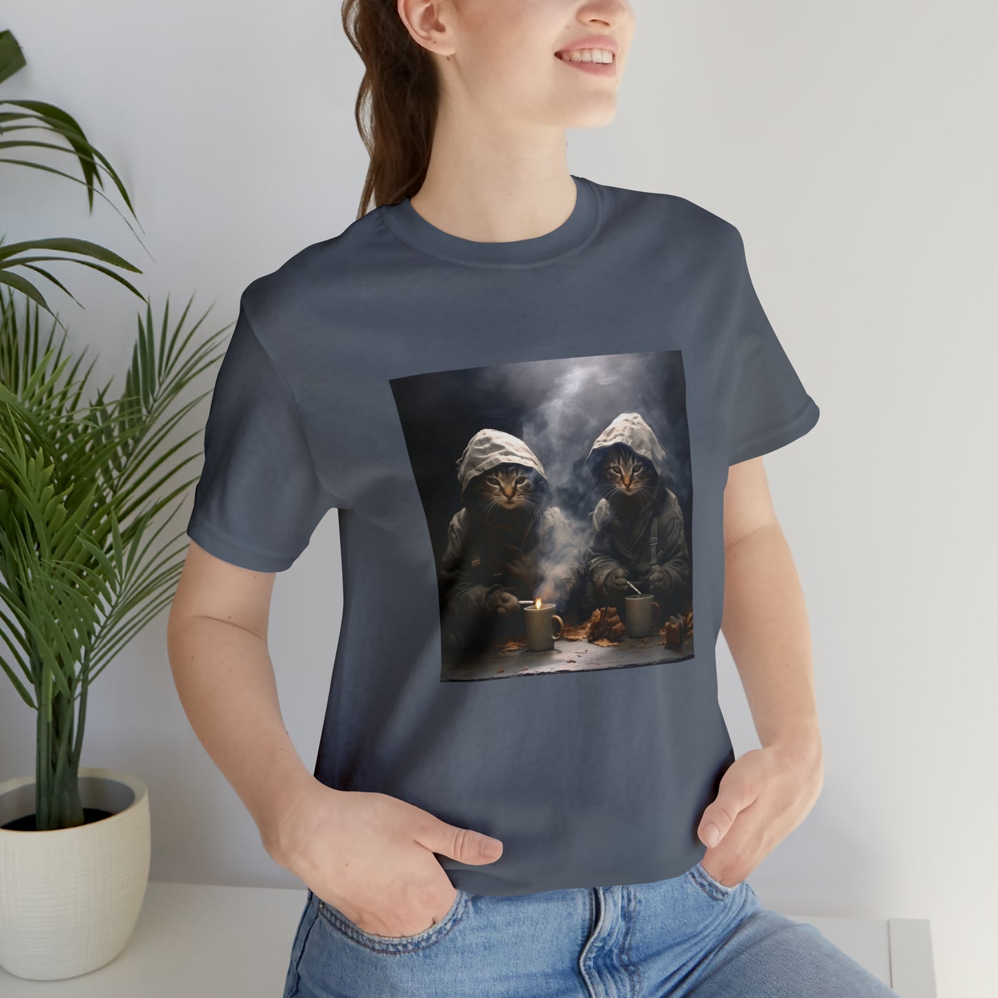 Banksy Inspired Kittens Smoking Unisex Tee