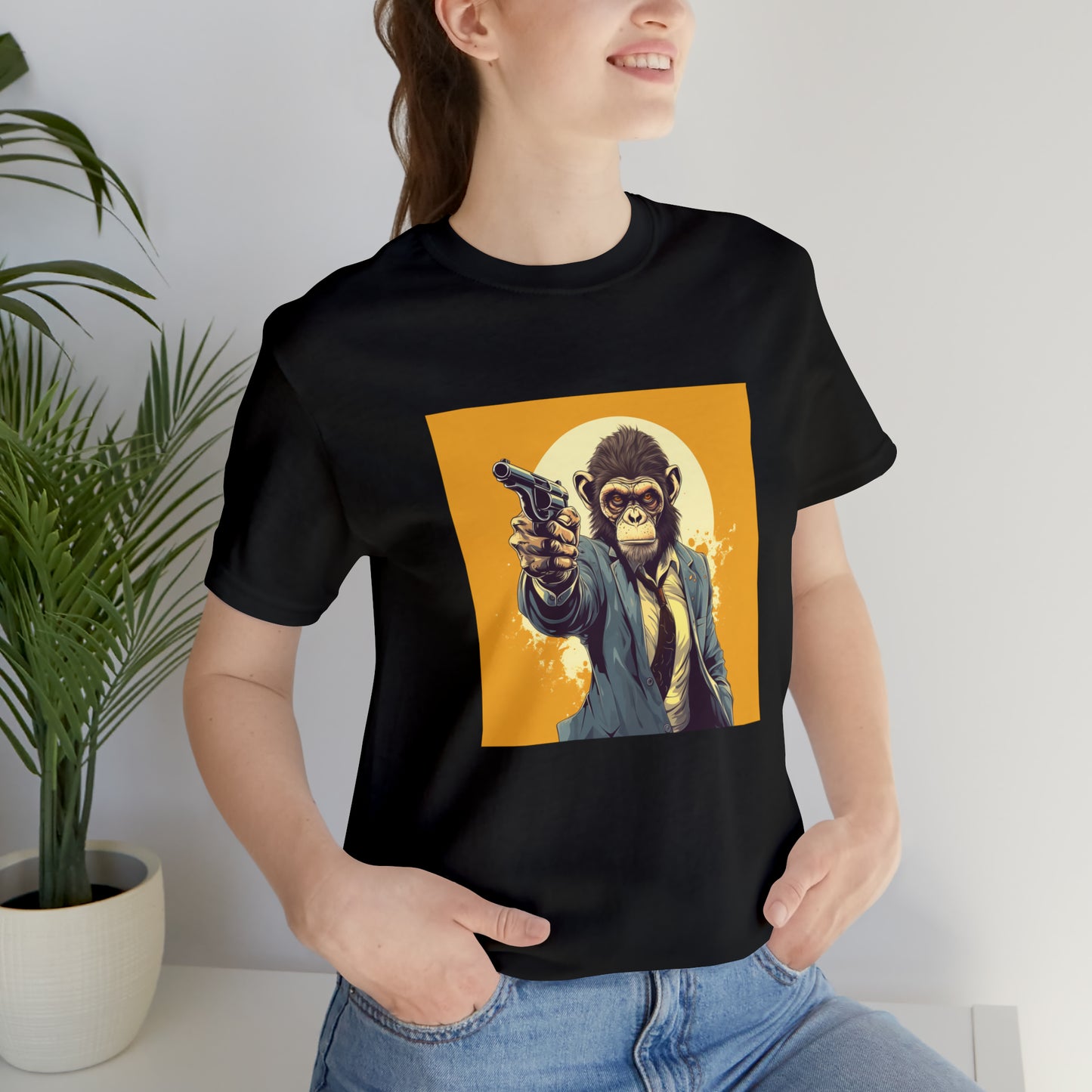 Monkey Unisex Jersey Tee