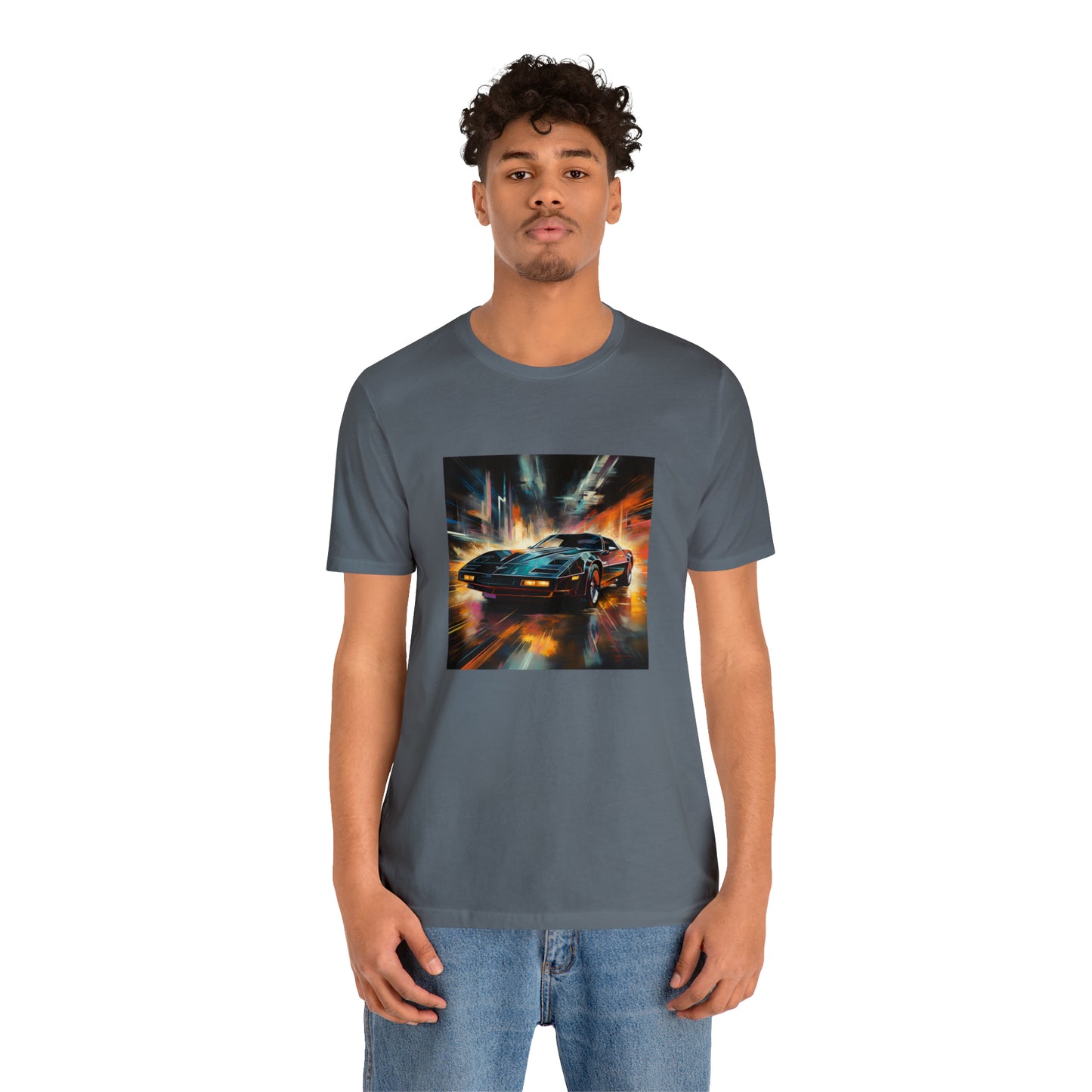 Knight Rider Abstract Unisex Jersey Short Sleeve Tee