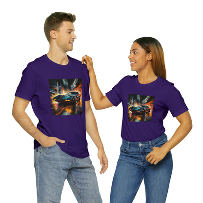 Knight Rider Abstract Unisex Jersey Short Sleeve Tee