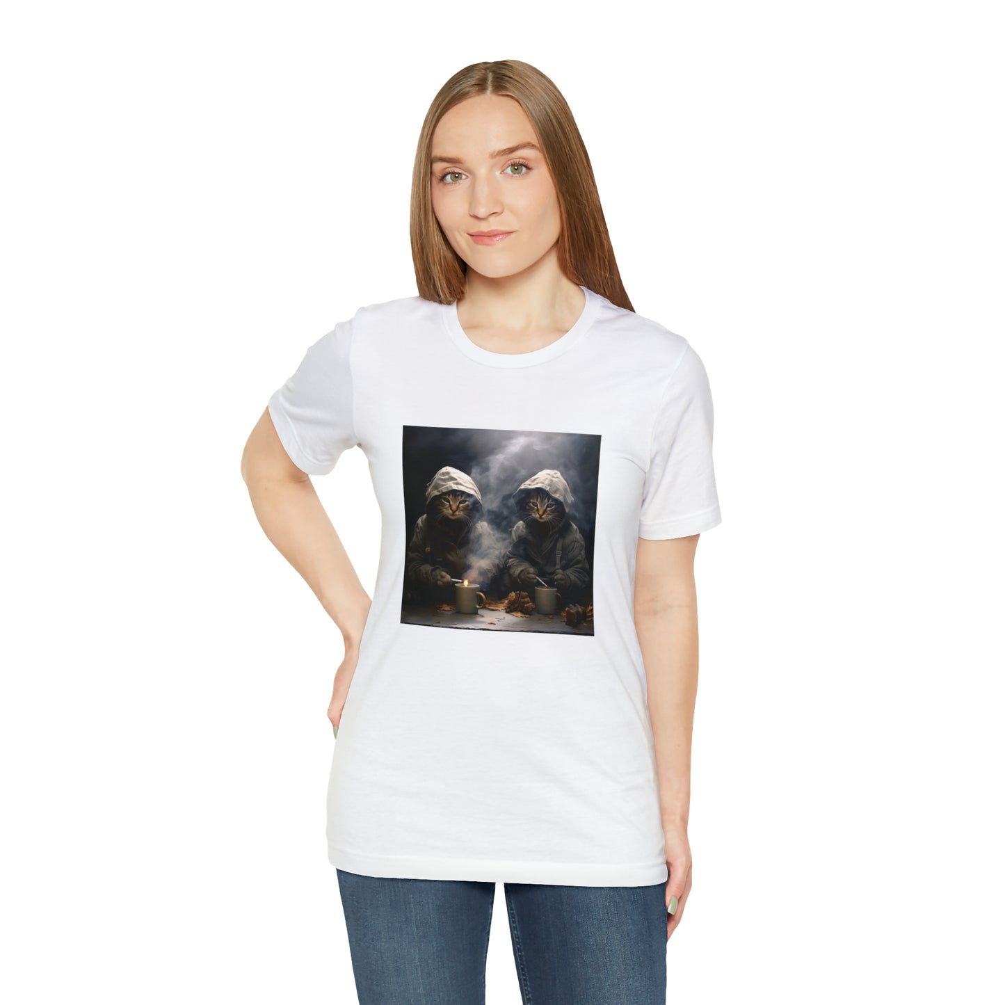 Banksy Inspired Kittens Smoking Unisex Tee