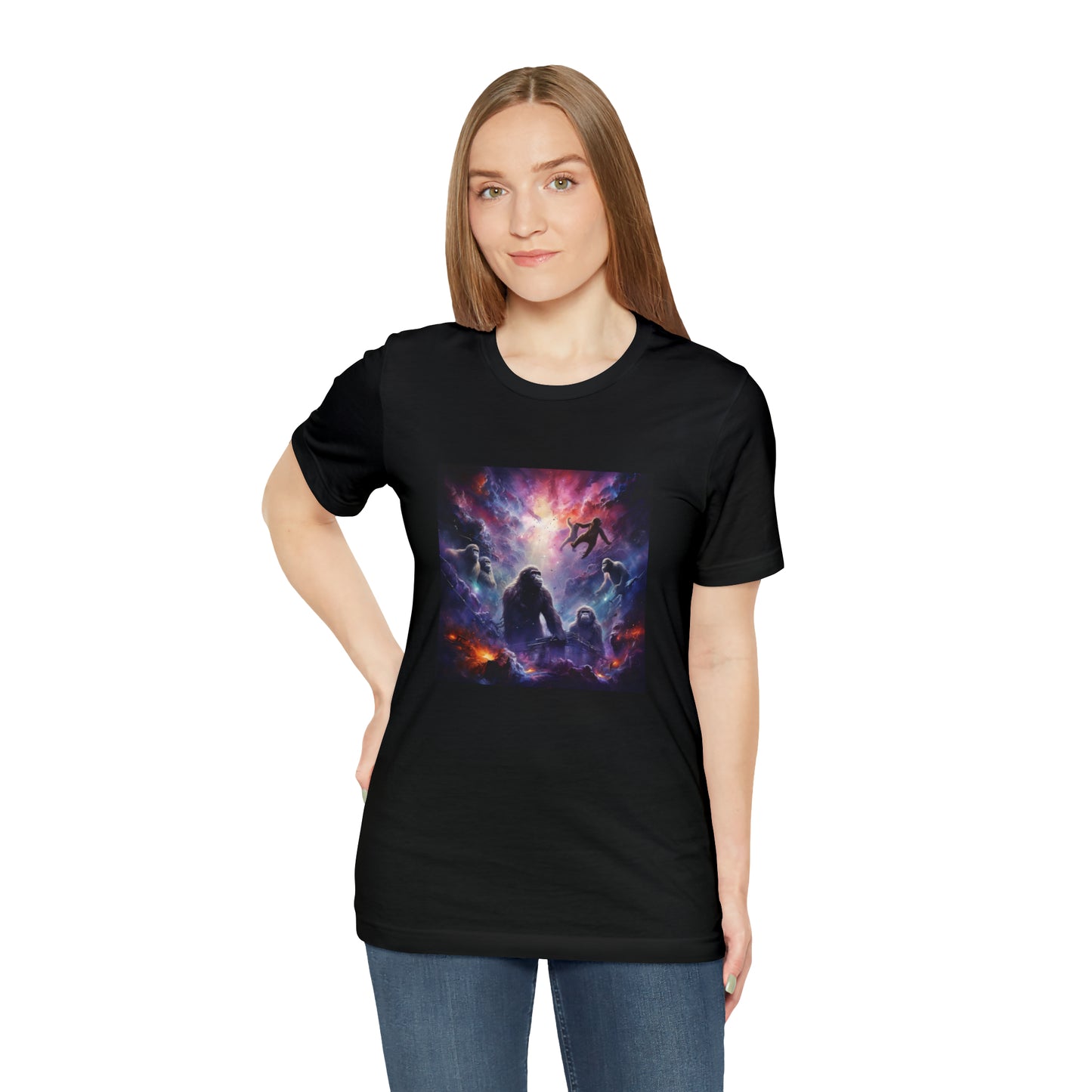 Magical Realm Apes Unisex Jersey Short Sleeve Tee