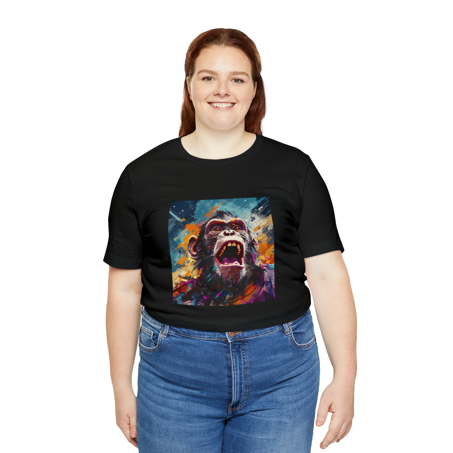 Monkey Abstract Unisex Jersey Tee