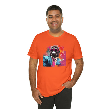 Miami Vice Gorilla - Unisex Jersey Short Sleeve Tee