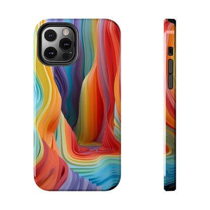 Rainbow Stripes Tough Phone Case