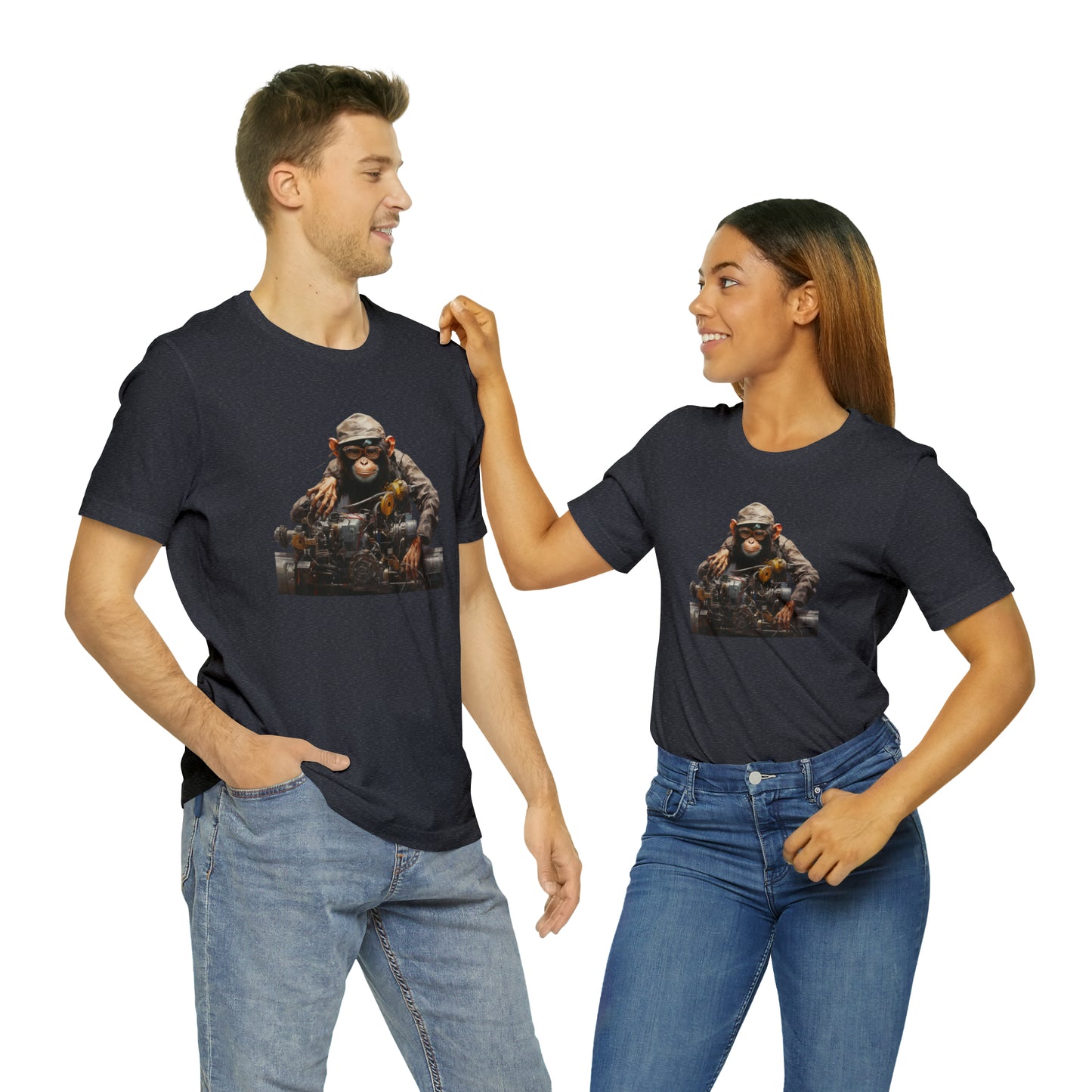 Unisex Monkey Mechanic Tee