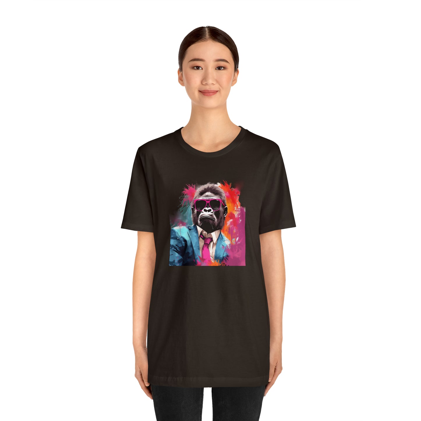 Miami Vice Gorilla - Unisex Jersey Short Sleeve Tee