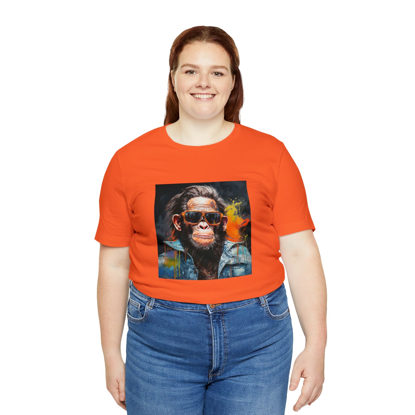 Terminator Monkey Unisex Short Sleeve Tee