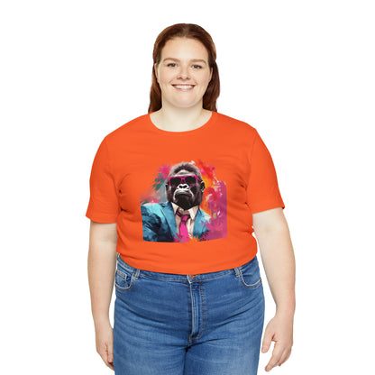 Miami Vice Gorilla - Unisex Jersey Short Sleeve Tee