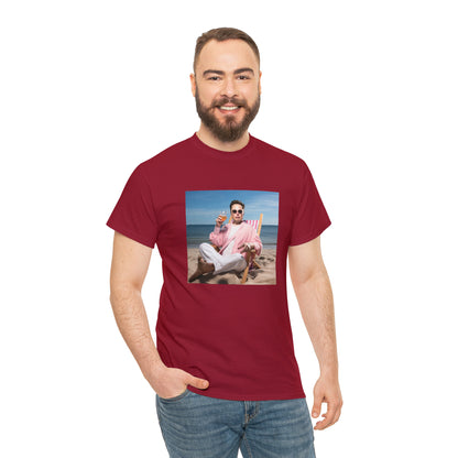 Elon Musk Beach Vibes Unisex Heavy Cotton Tee