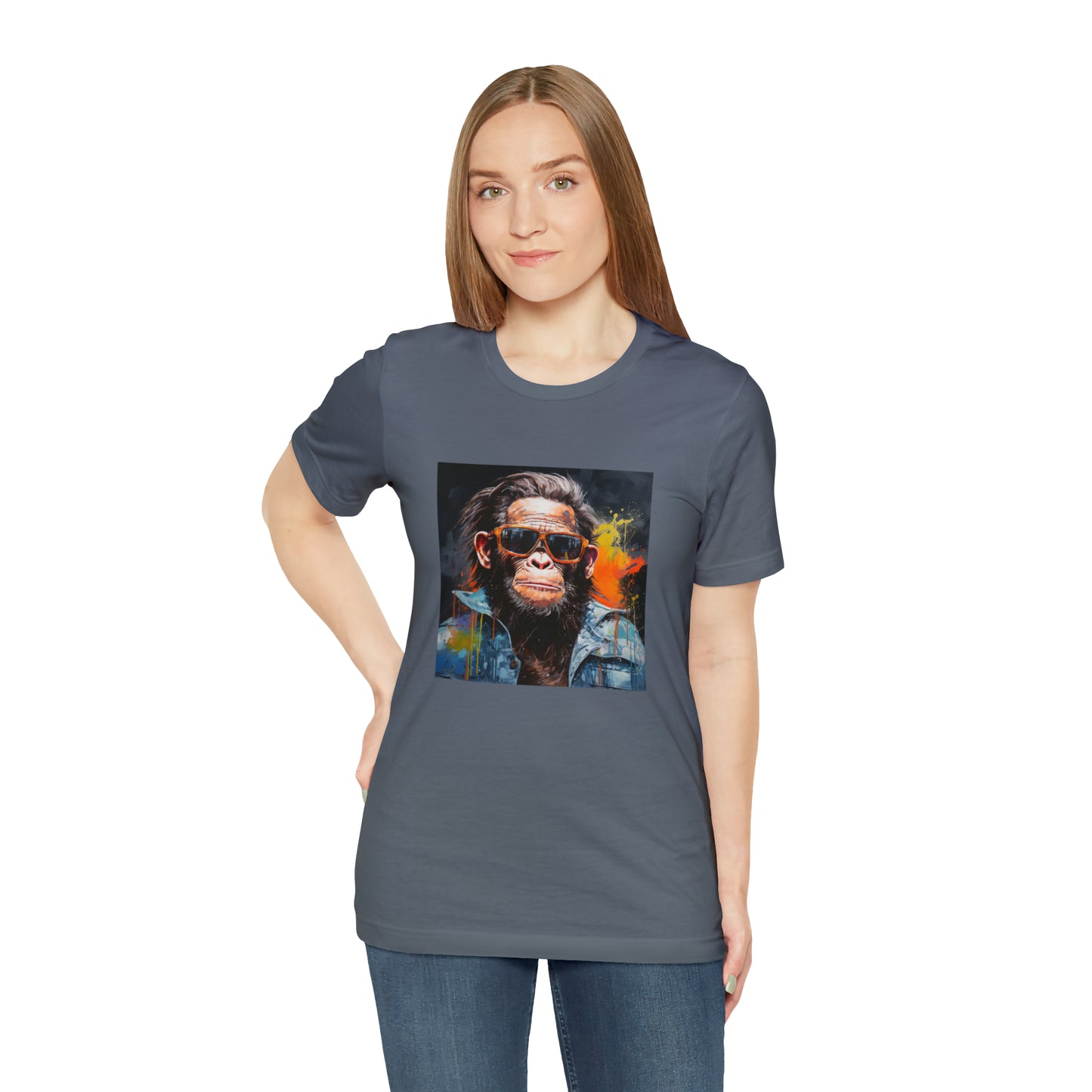 Terminator Monkey Unisex Short Sleeve Tee