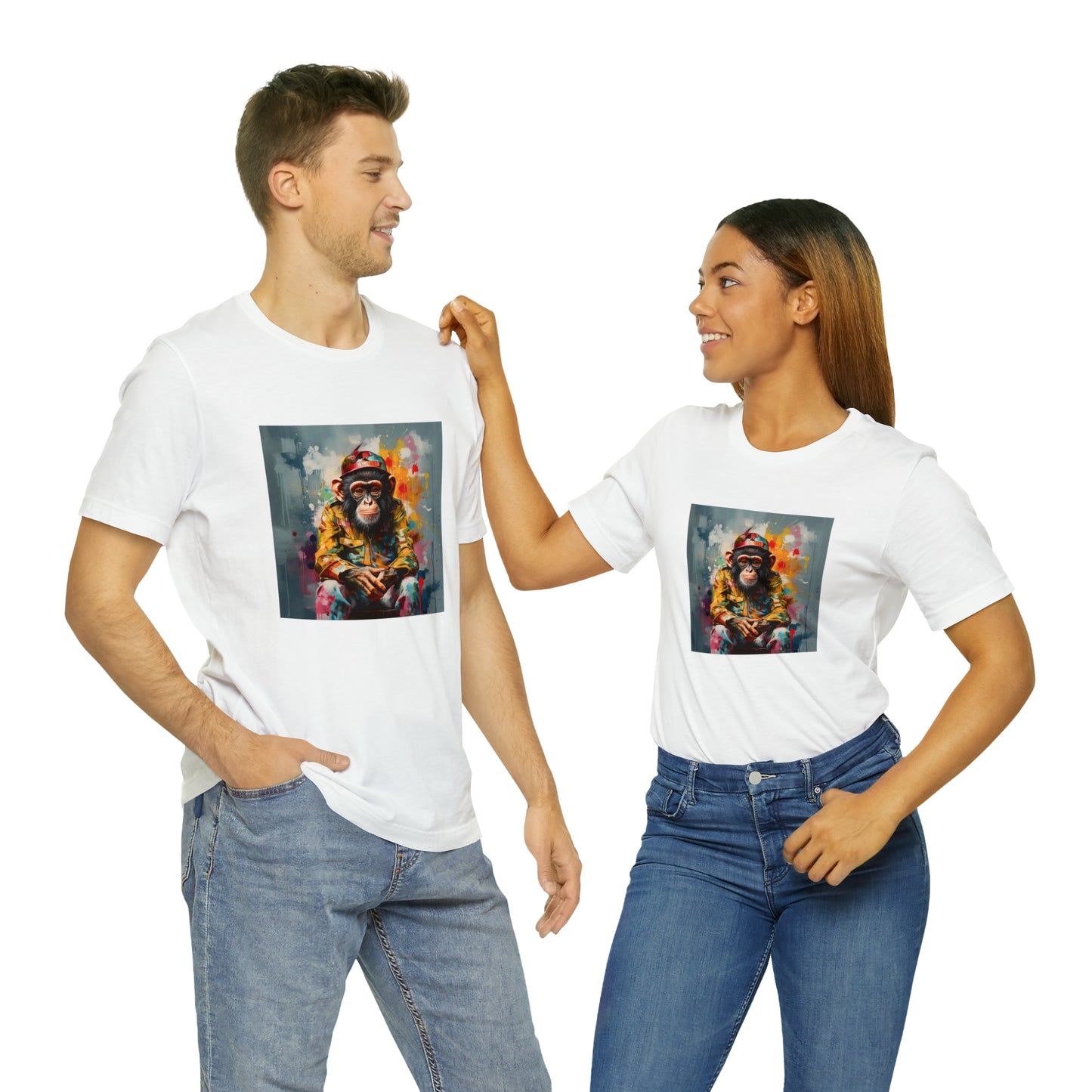 Forrest Gump Monkey Unisex Jersey Tee