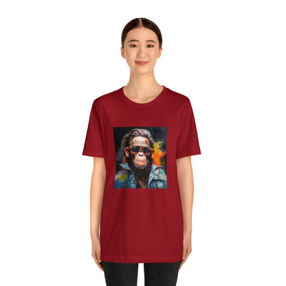 Terminator Monkey Unisex Short Sleeve Tee