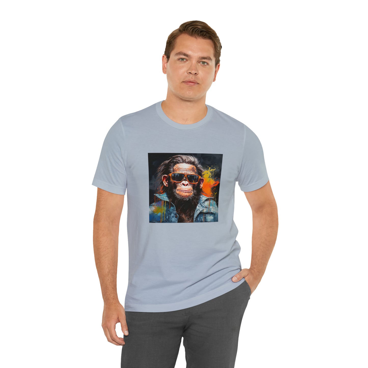 Terminator Monkey Unisex Short Sleeve Tee