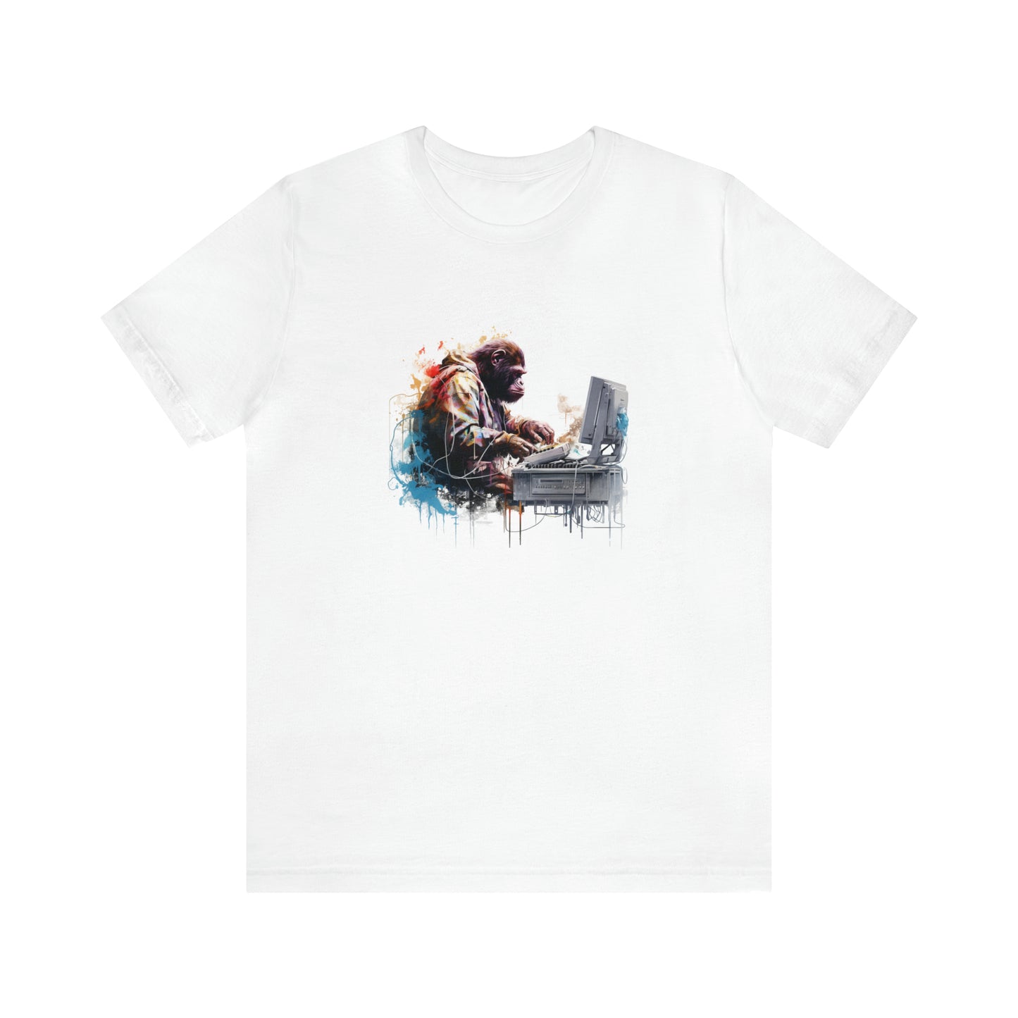 Ape Fixing Computer Unisex Tee