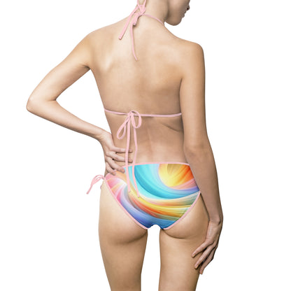 Rainbow Bikini Swimsuit for Women