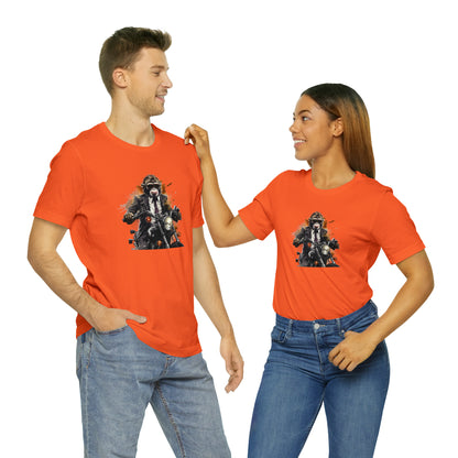 Monkey in Suit: The Gun-Toting Biker Tee