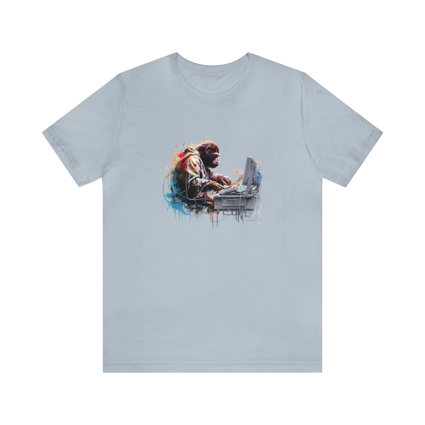 Ape Fixing Computer Unisex Tee