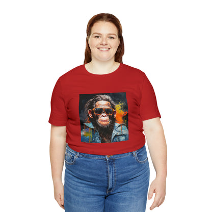 Terminator Monkey Unisex Short Sleeve Tee