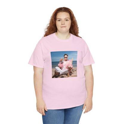 Elon Musk Beach Vibes Unisex Heavy Cotton Tee