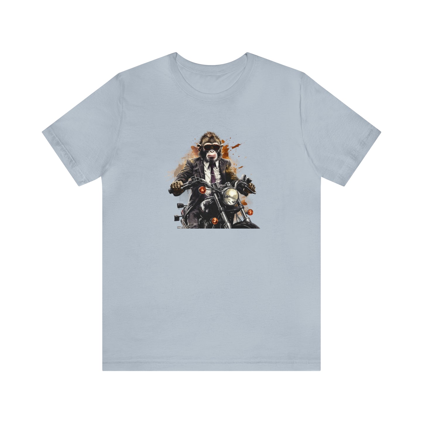 Monkey in Suit: The Gun-Toting Biker Tee