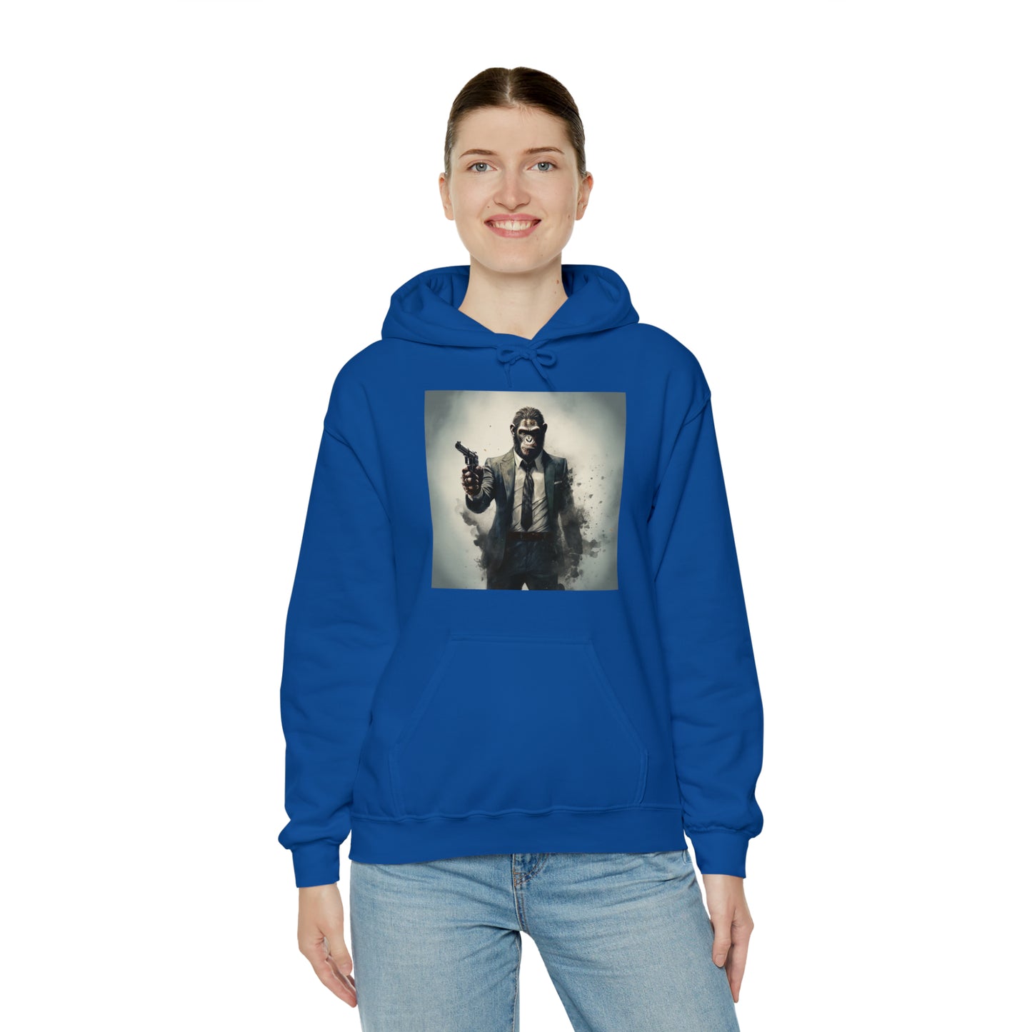 Unisex Heavy Blend™ Hooded Sweatshirt - Suited Monkey