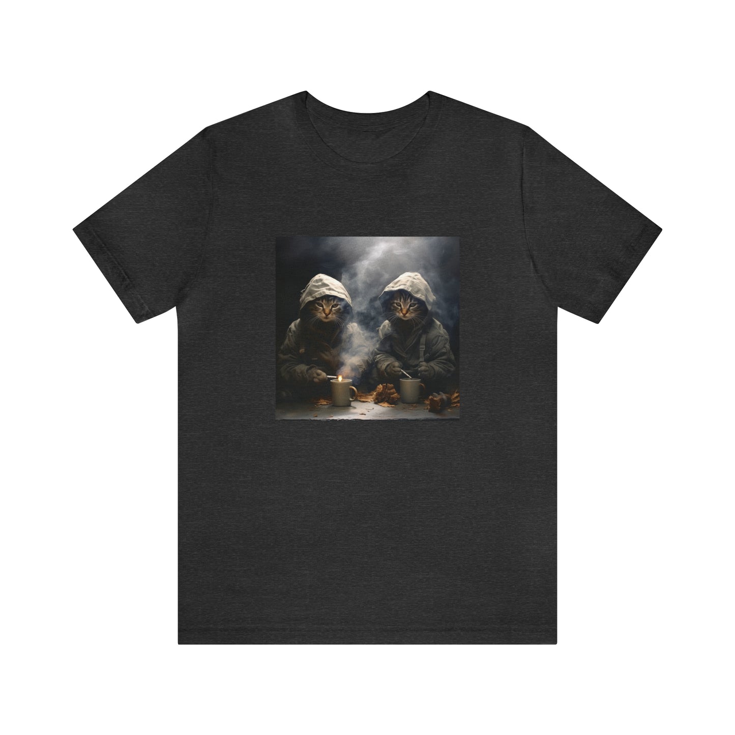 Banksy Inspired Kittens Smoking Unisex Tee