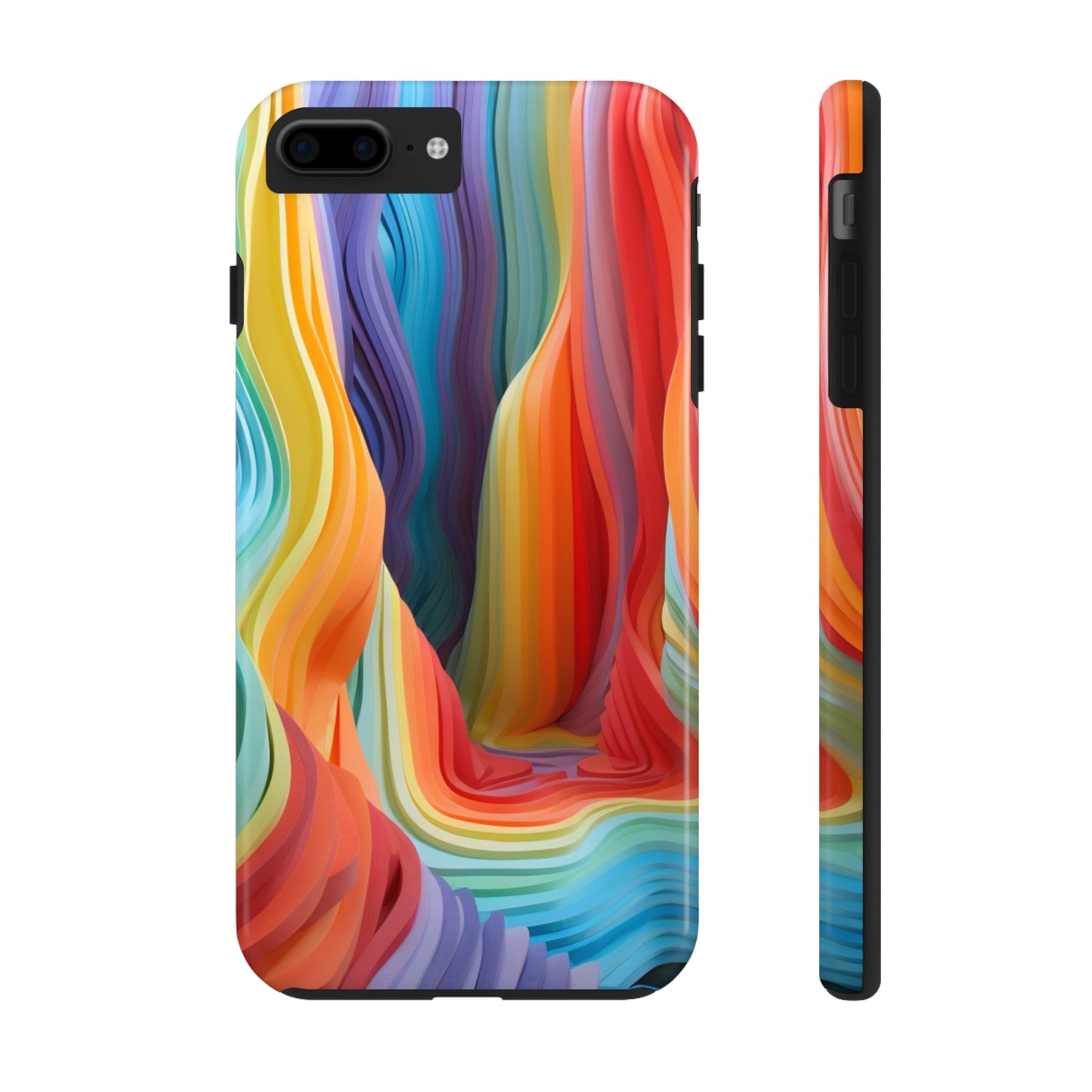 Rainbow Stripes Tough Phone Case