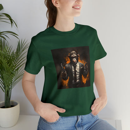 Monkey in a Suit Unisex Jersey Tee