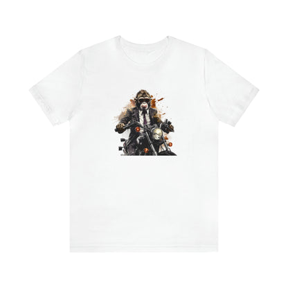 Monkey in Suit: The Gun-Toting Biker Tee