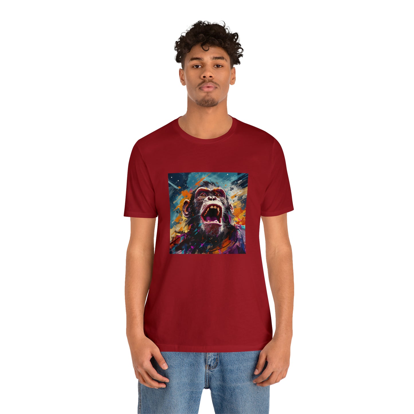 Monkey Abstract Unisex Jersey Tee