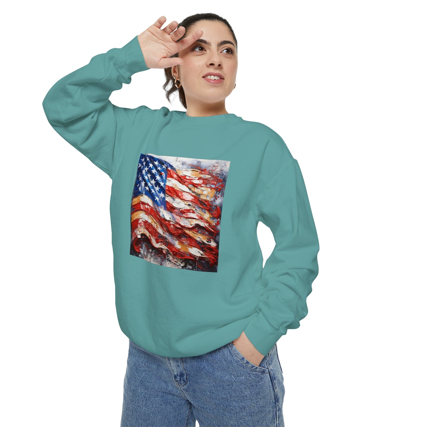 USA Flag Unisex Sweatshirt