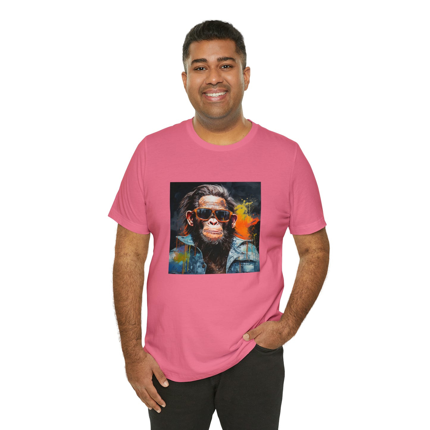 Terminator Monkey Unisex Short Sleeve Tee